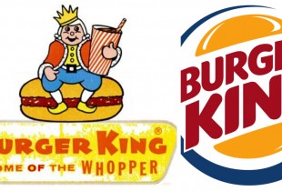 Burger King. Left: 1957, Right: 2013. (Photos: Logo Wikia, Vector Fans)