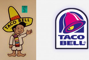 Taco Bell. Left: 1963. Right: 2013. (Photos: