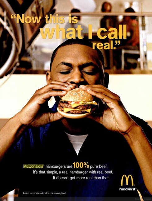 A 2008 Mcdonald's ad in Ebony Magazine. (Photo: NPR)