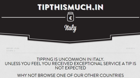 tip Italy