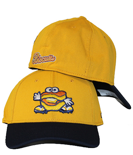Celebrate #NationalHatDay with a Hat Featuring the Montgomery Biscuit's  Mascot